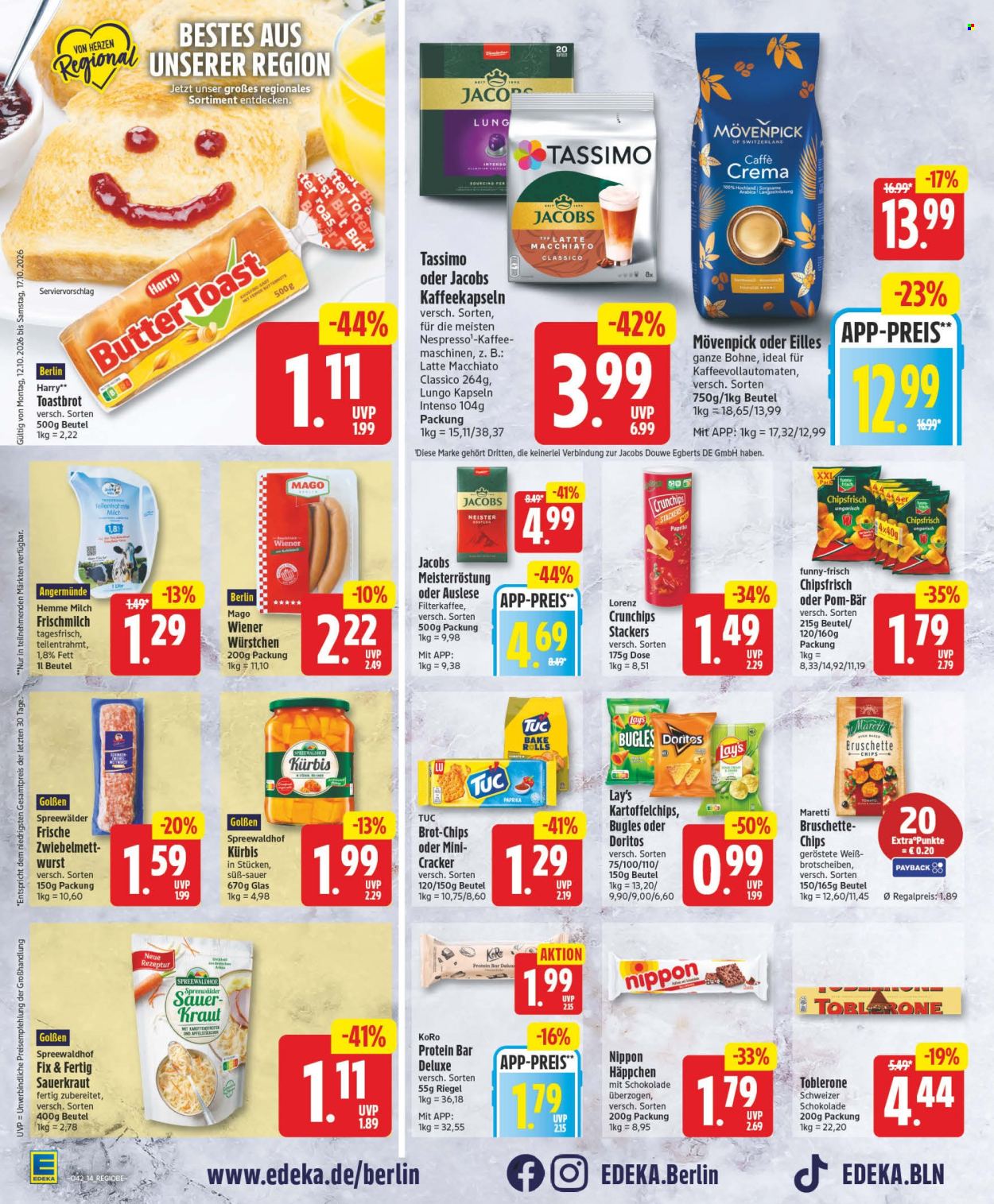 Leták Edeka - 12.10.2026 - 17.10.2026. Strana 14