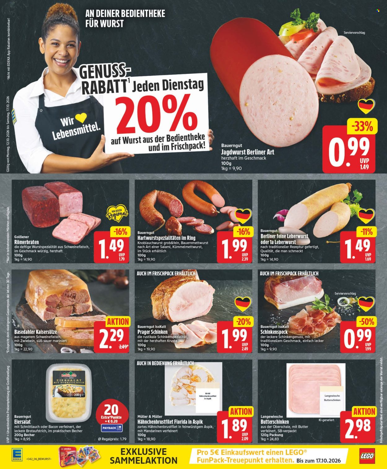 Leták Edeka - 12.10.2026 - 17.10.2026. Strana 6