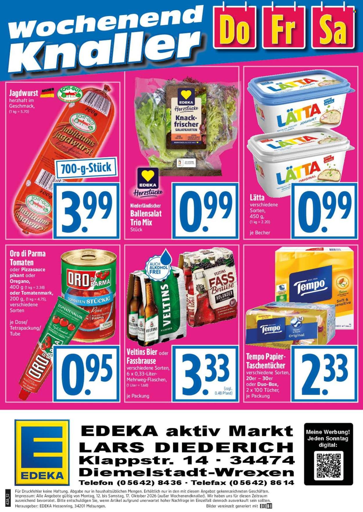 Leták Edeka - 12.10.2026 - 17.10.2026. Strana 12