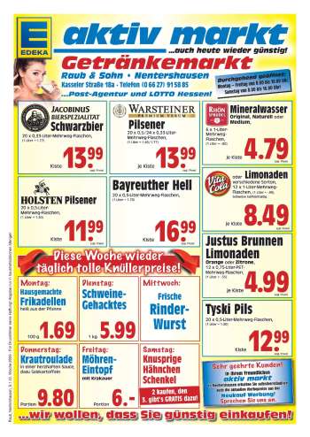 Prospekte Edeka - 12.10.2026 - 17.10.2026.