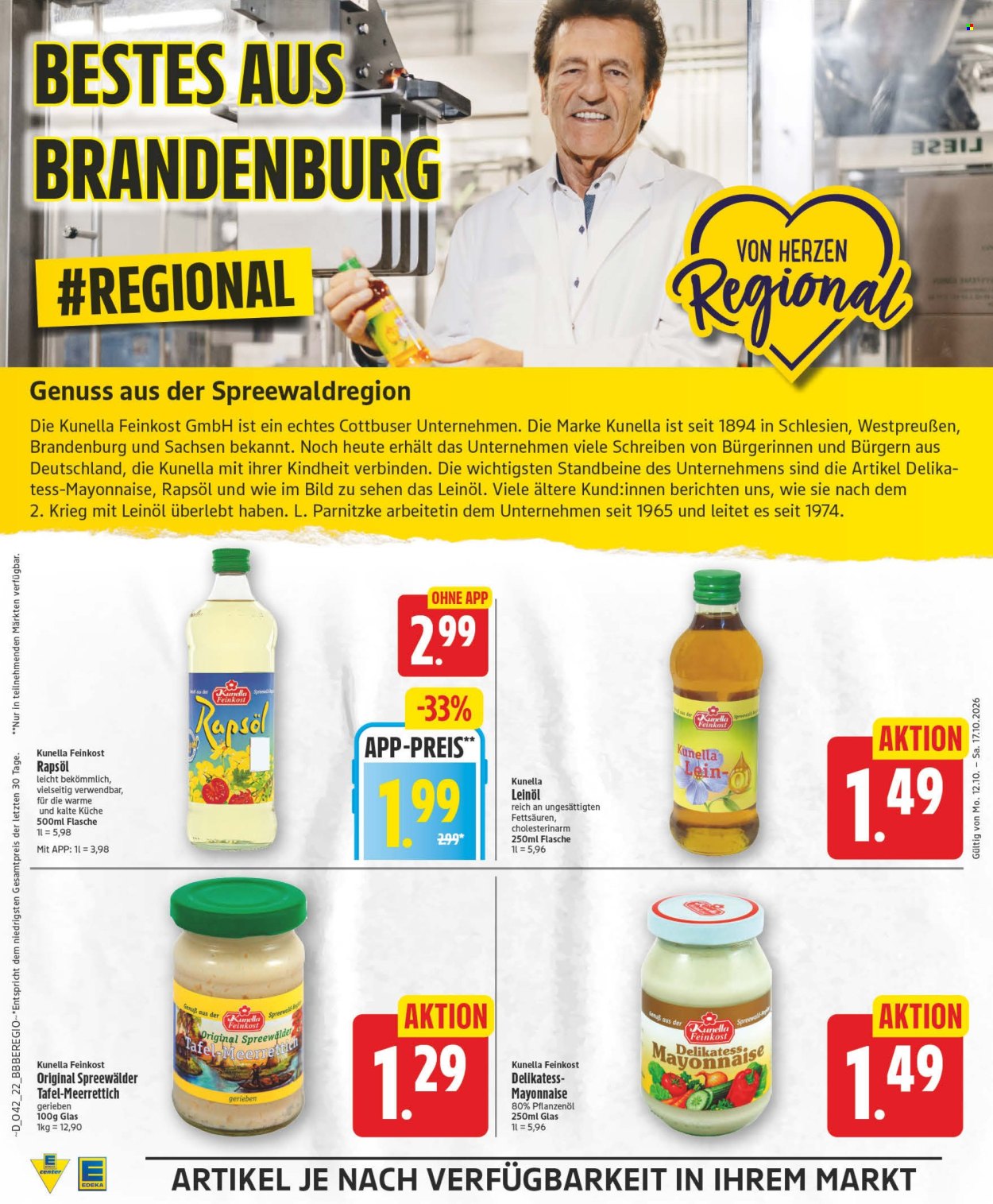 Leták Edeka - 12.10.2026 - 17.10.2026. Strana 22