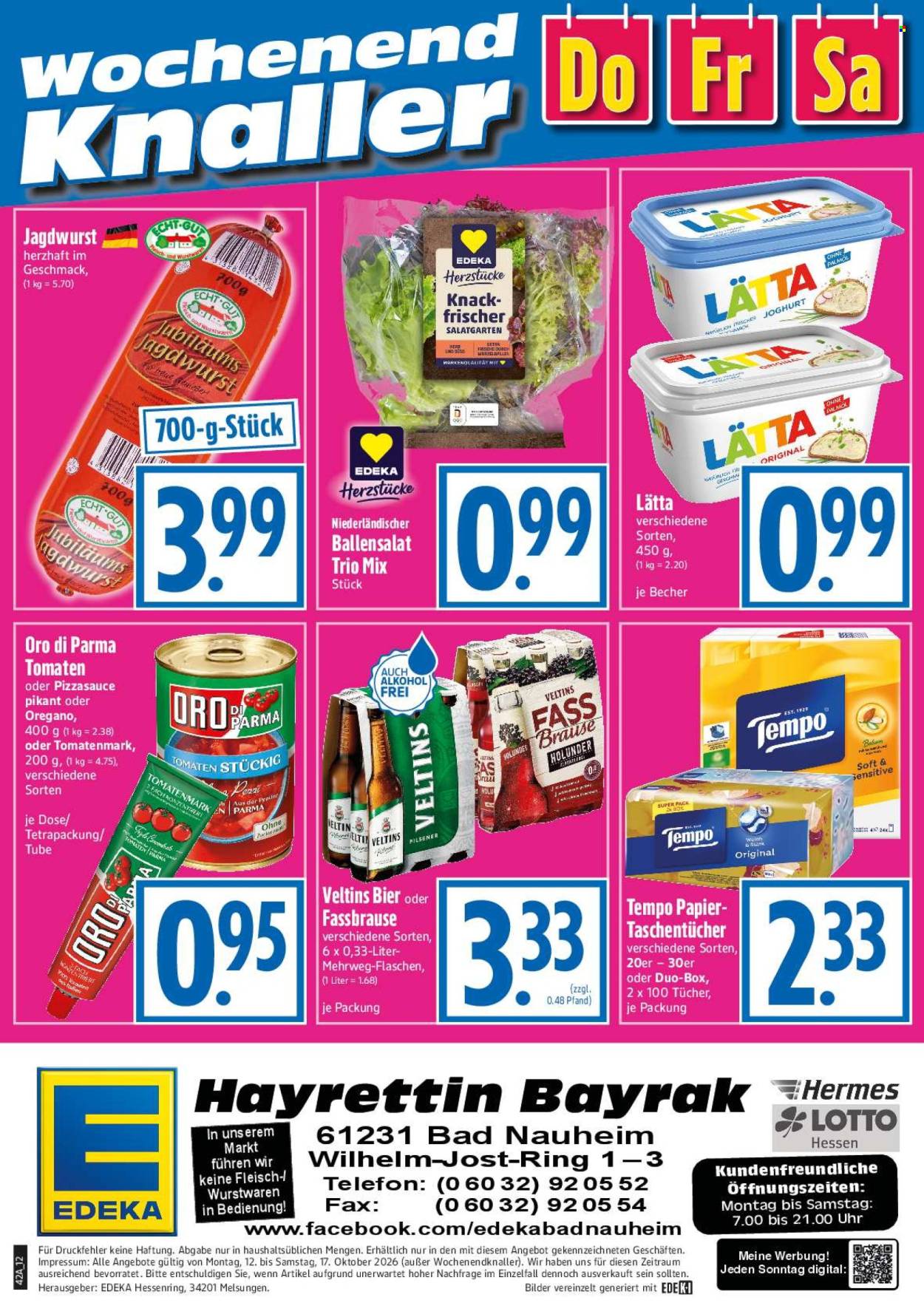 Leták Edeka - 12.10.2026 - 17.10.2026. Strana 12