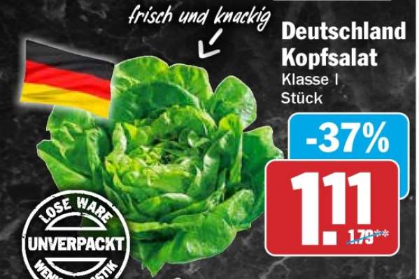Deutschland Kopfsalat