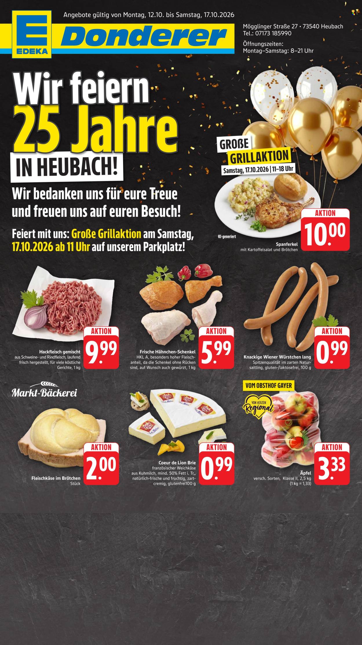 Leták Edeka - 12.10.2026 - 17.10.2026. Strana 1