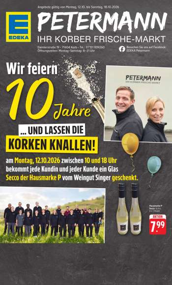 Prospekte Edeka - 12.10.2026 - 17.10.2026.