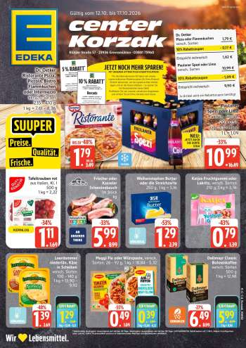 Prospekte Edeka - 12.10.2026 - 17.10.2026.