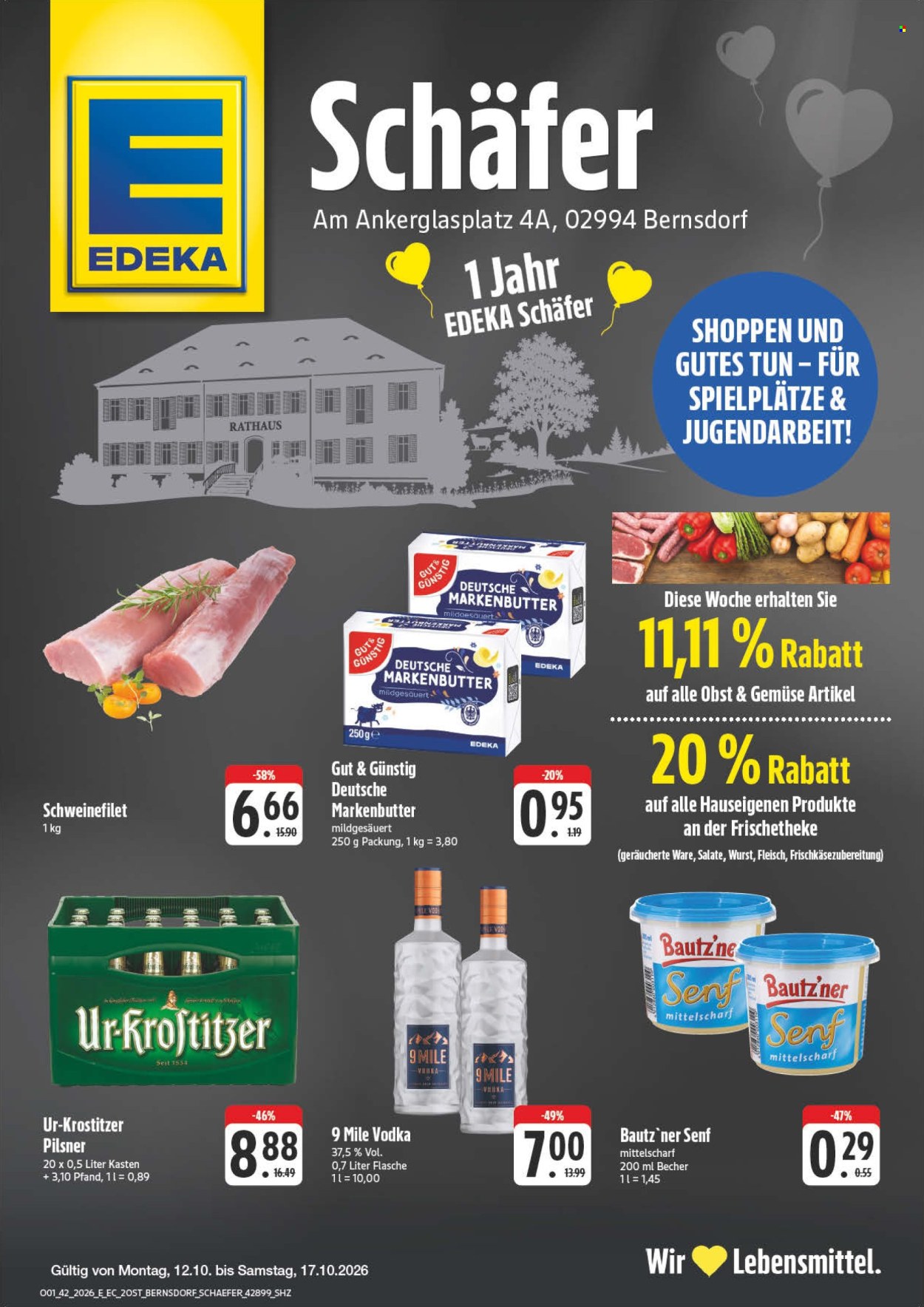 Leták Edeka - 12.10.2026 - 17.10.2026. Strana 2