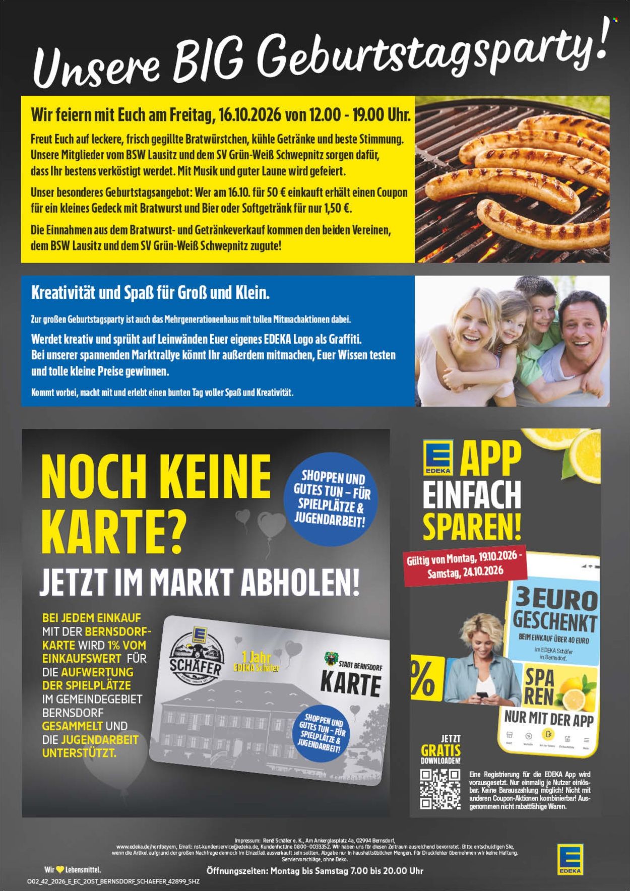 Leták Edeka - 12.10.2026 - 17.10.2026. Strana 3