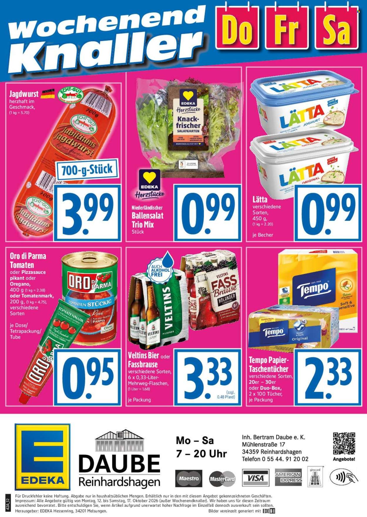 Leták Edeka - 12.10.2026 - 17.10.2026. Strana 12