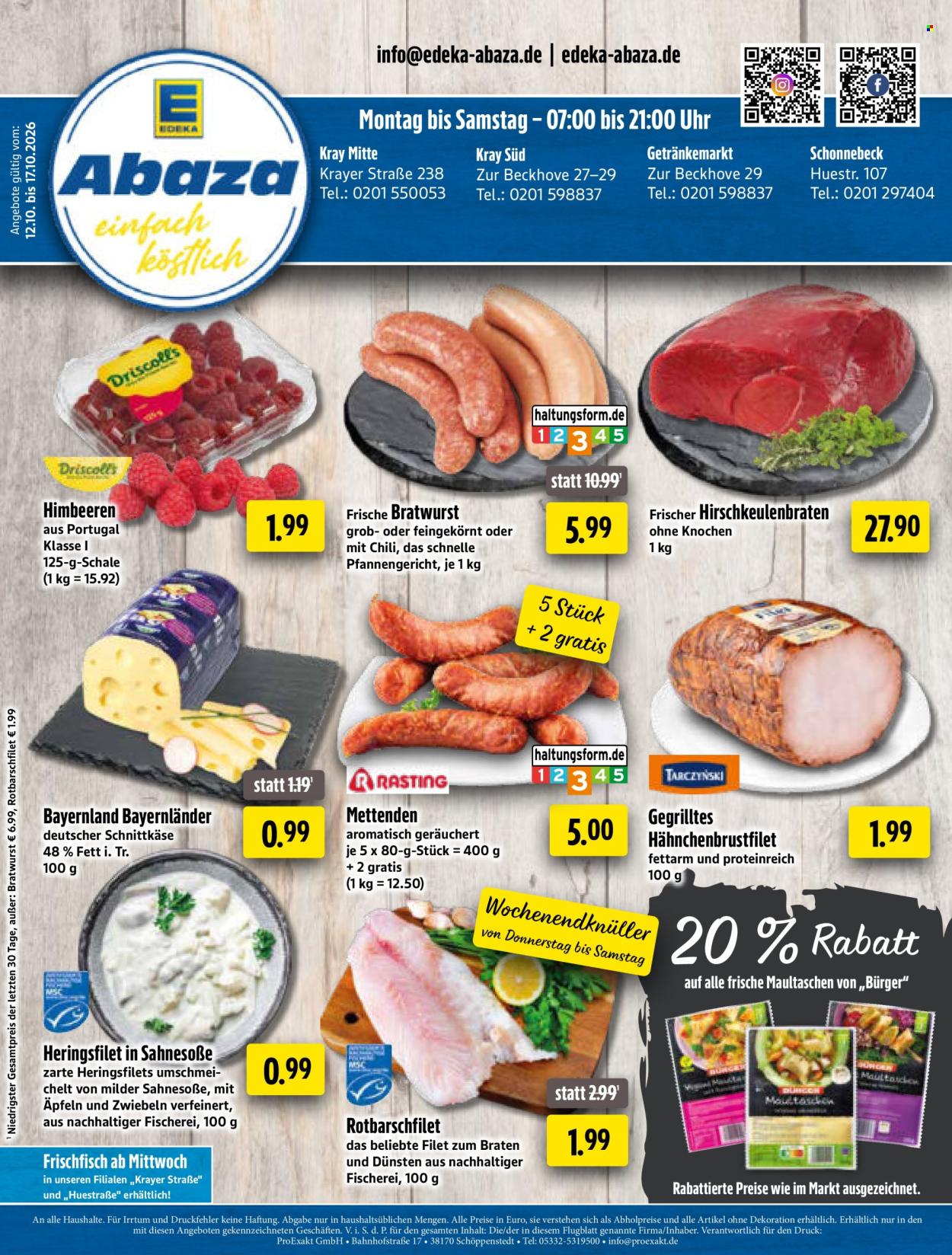 Leták Edeka Getränkemarkt - 12.10.2026 - 17.10.2026. Strana 1