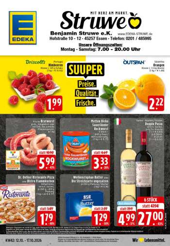 Prospekte Edeka - 12.10.2026 - 17.10.2026.