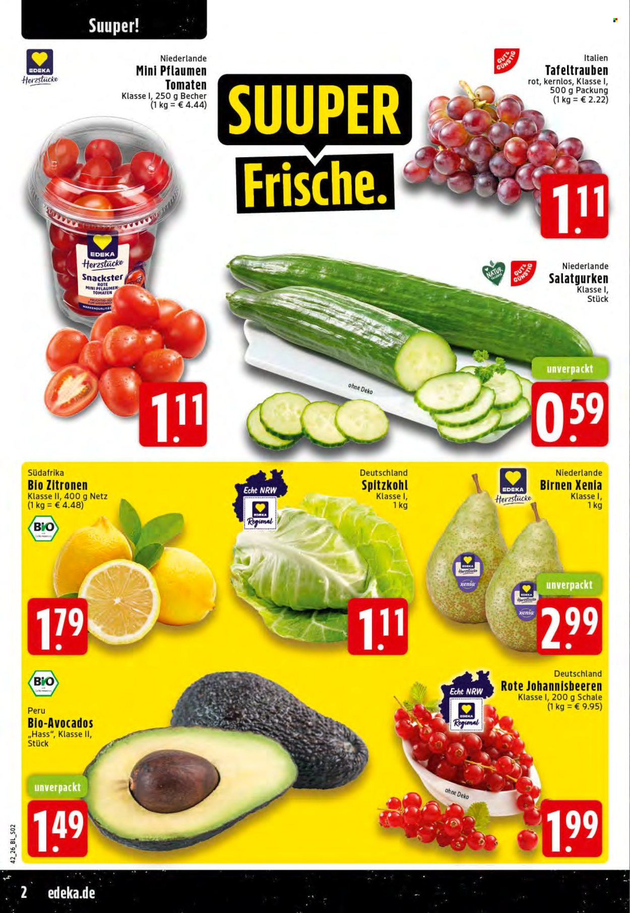 Leták Edeka - 12.10.2026 - 17.10.2026. Strana 2