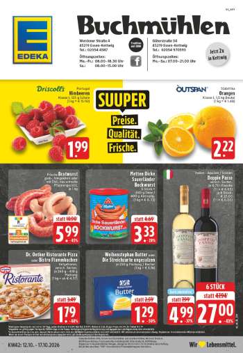 Prospekte Edeka - 12.10.2026 - 17.10.2026.