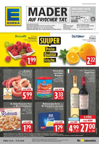Prospekte Edeka - 12.10.2026 - 17.10.2026.