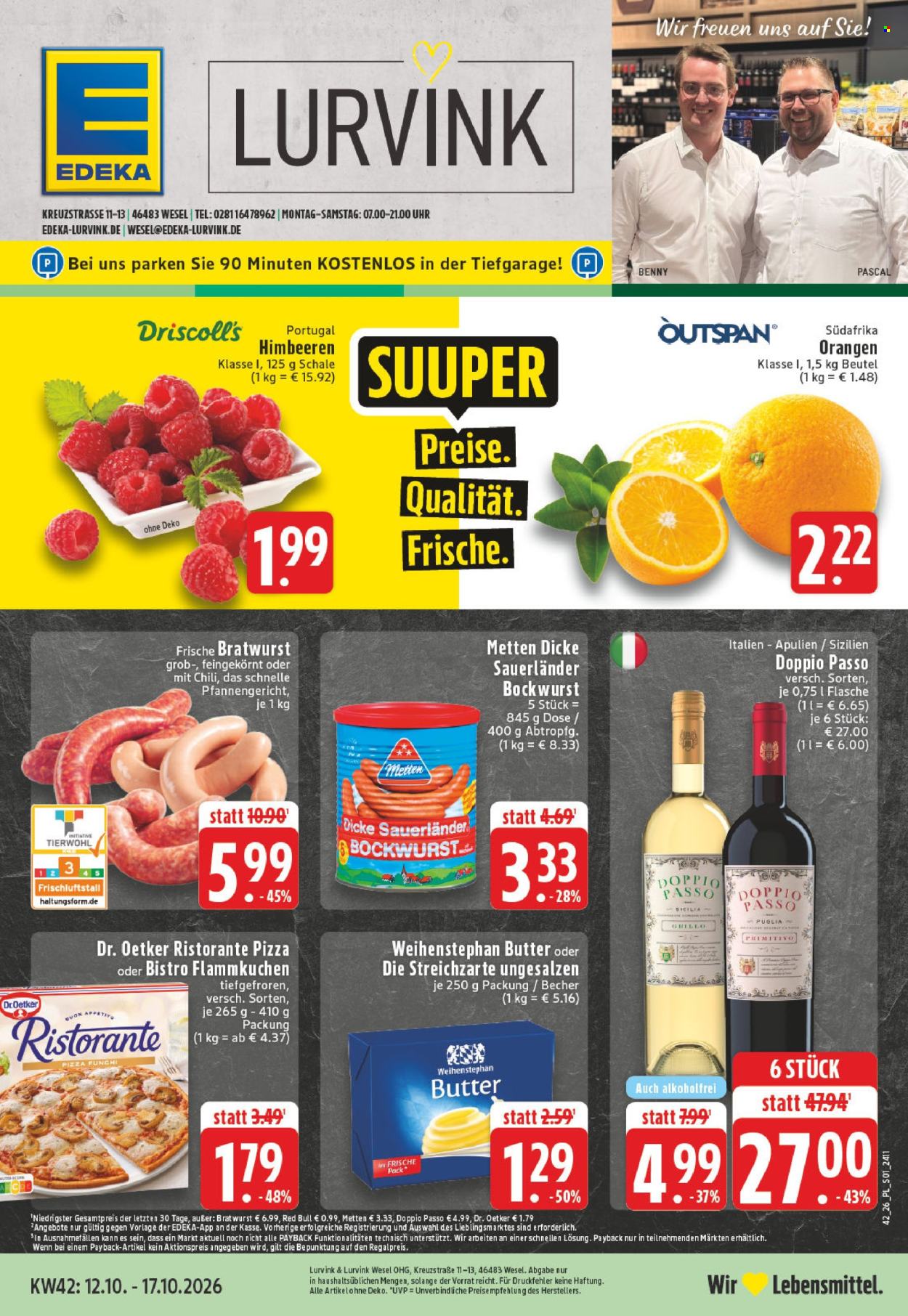 Leták Edeka - 12.10.2026 - 17.10.2026. Strana 1