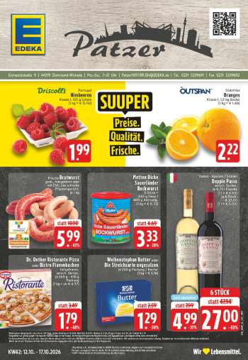 Prospekte Edeka - 12.10.2026 - 17.10.2026.