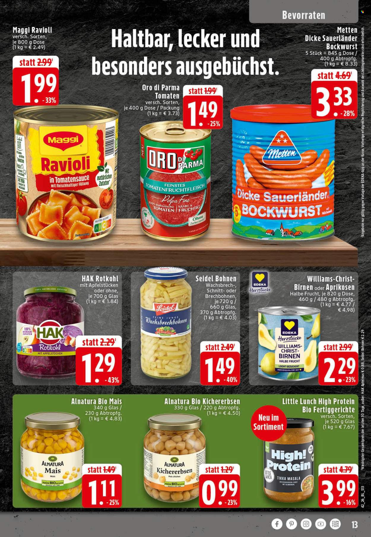 Leták Edeka - 12.10.2026 - 17.10.2026. Strana 13