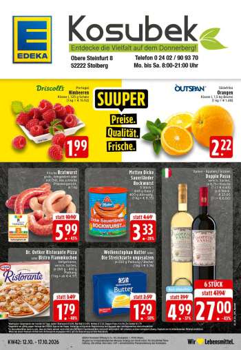 Prospekte Edeka - 12.10.2026 - 17.10.2026.
