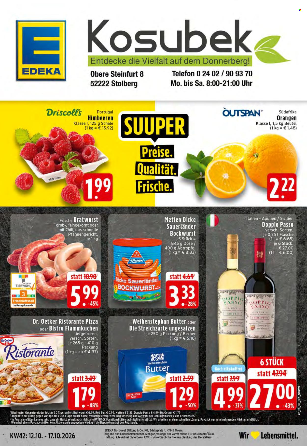 Leták Edeka - 12.10.2026 - 17.10.2026. Strana 1