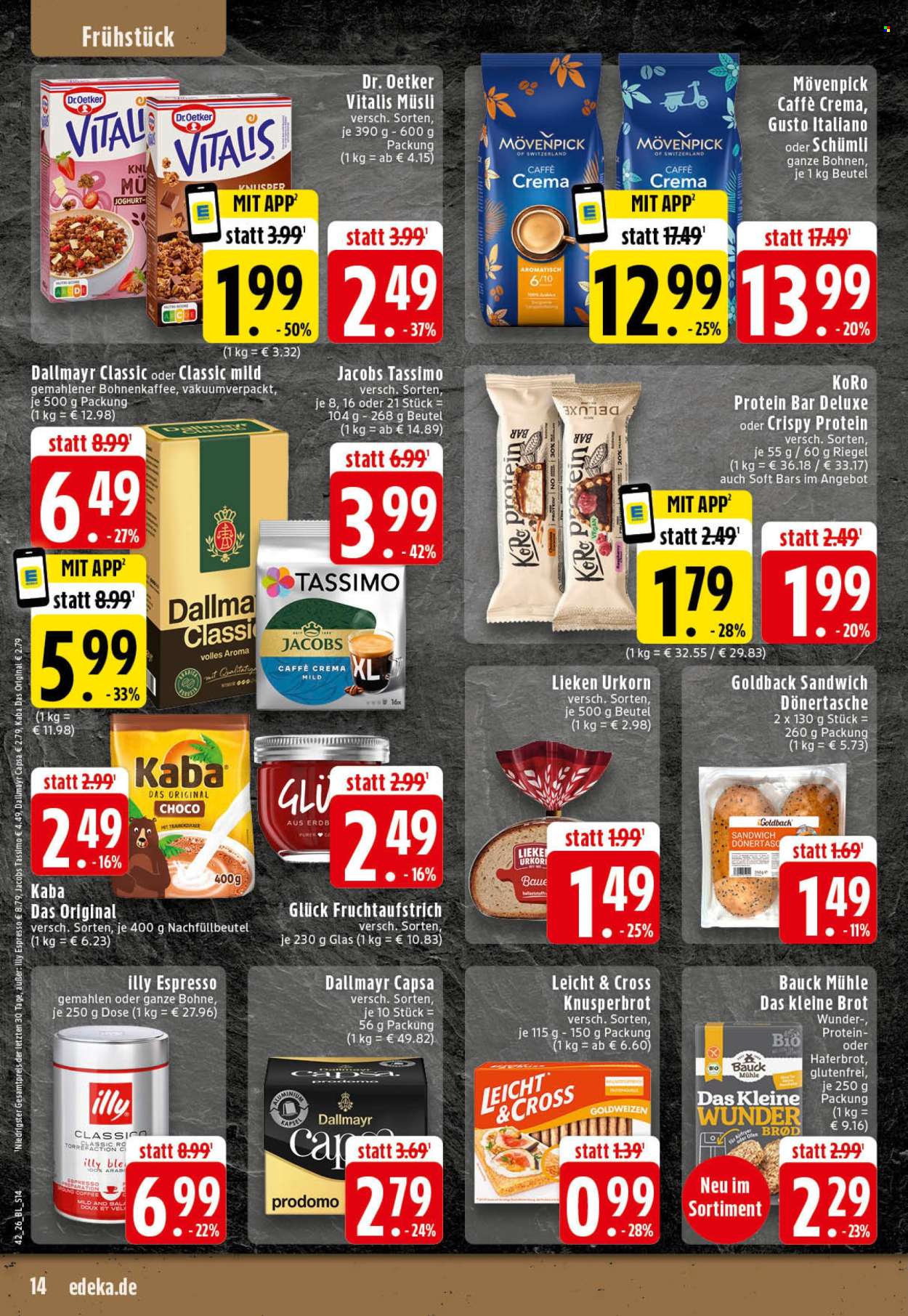 Leták Edeka - 12.10.2026 - 17.10.2026. Strana 14