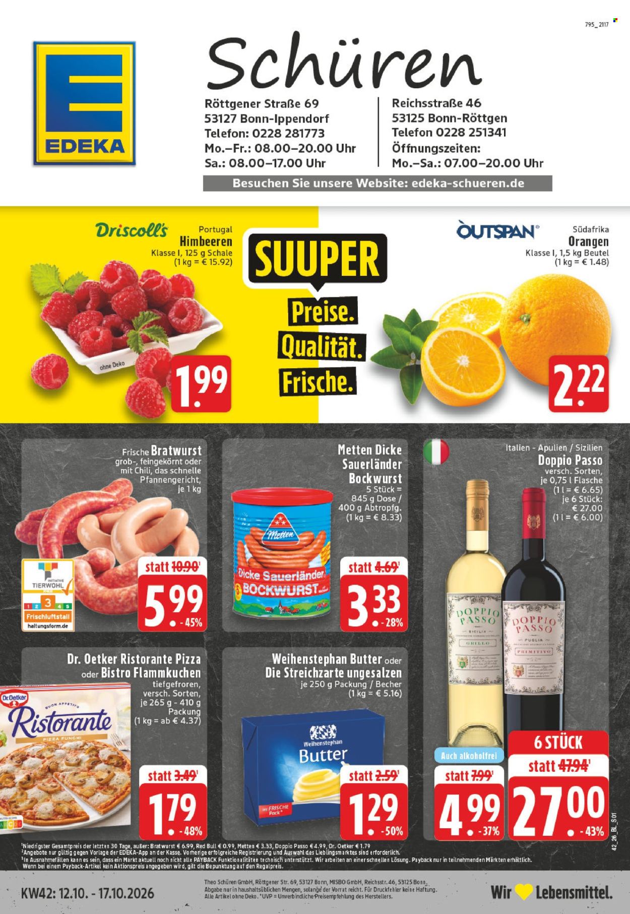 Leták Edeka - 12.10.2026 - 17.10.2026. Strana 1