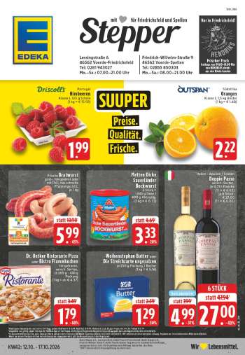 Prospekte Edeka - 12.10.2026 - 17.10.2026.