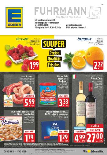 Prospekte Edeka - 12.10.2026 - 17.10.2026.