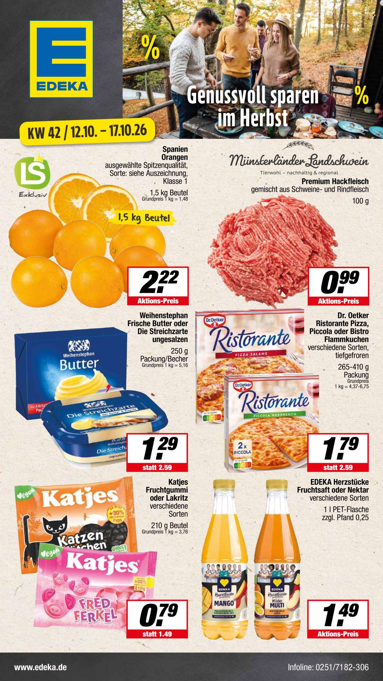 Leták Edeka - 12.10.2026 - 17.10.2026. Strana 1