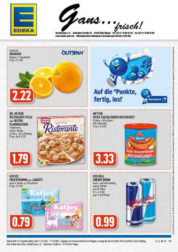 Prospekte Edeka - 12.10.2026 - 17.10.2026.