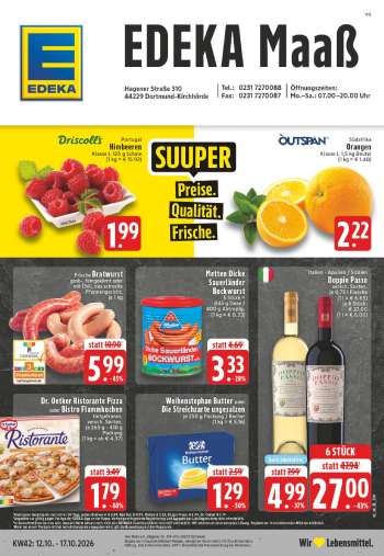 Prospekte Edeka - 12.10.2026 - 17.10.2026.