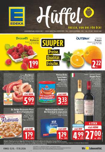 Prospekte Edeka - 12.10.2026 - 17.10.2026.