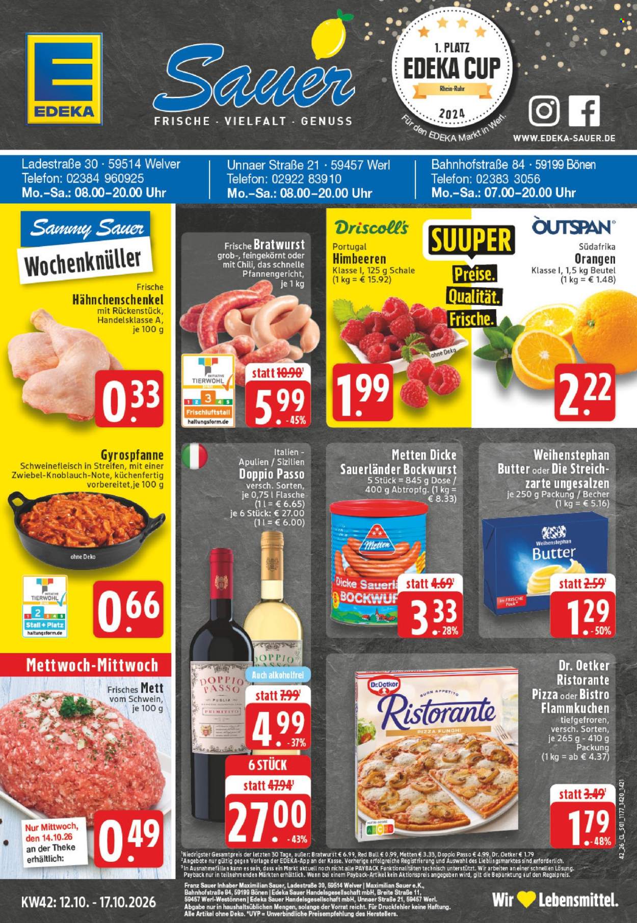 Leták Edeka - 12.10.2026 - 17.10.2026. Strana 1