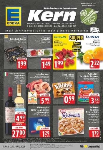 Prospekte Edeka - 12.10.2026 - 17.10.2026.