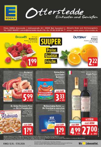 Prospekte Edeka - 12.10.2026 - 17.10.2026.