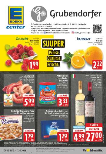 Prospekte Edeka - 12.10.2026 - 17.10.2026.