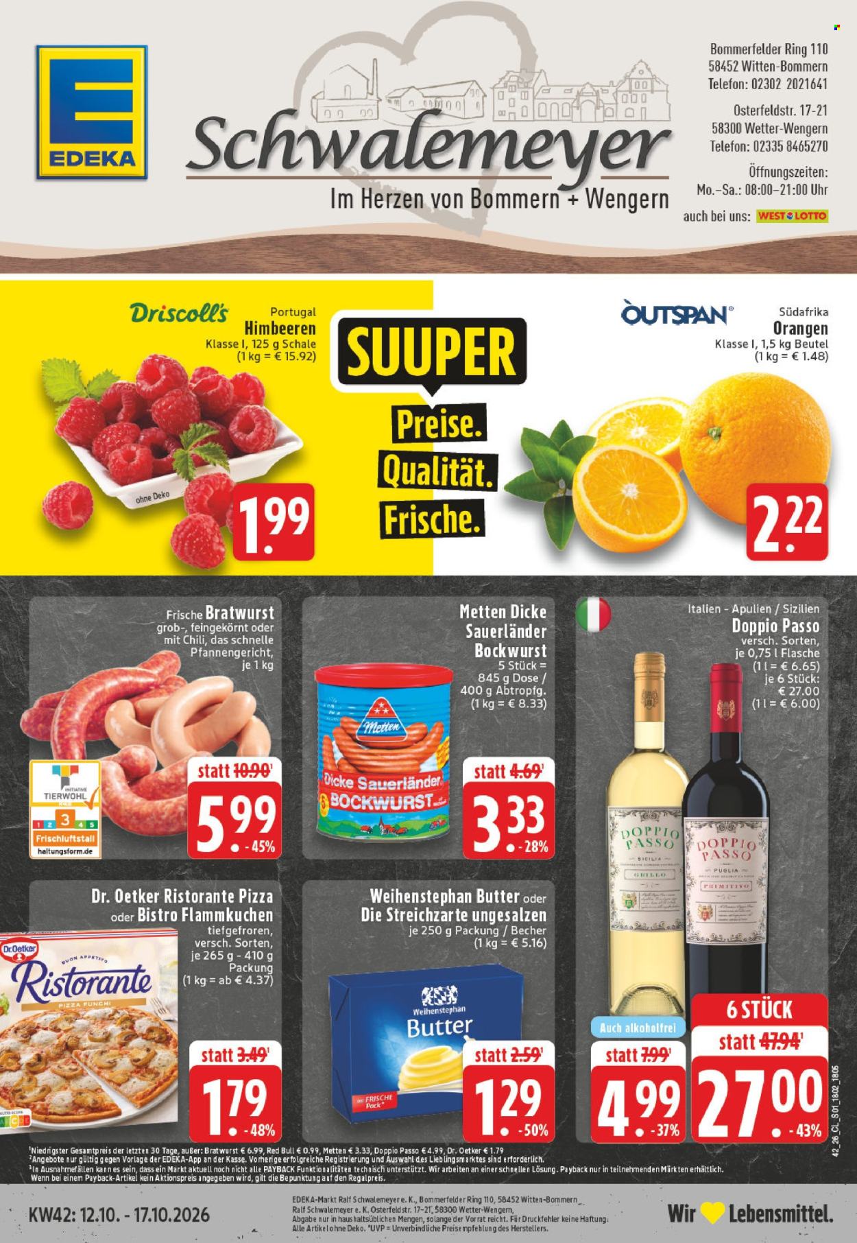 Leták Edeka - 12.10.2026 - 17.10.2026. Strana 1