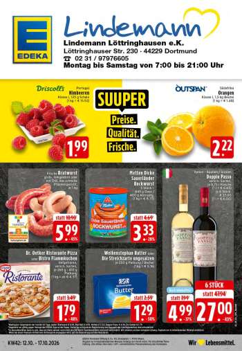 Prospekte Edeka - 12.10.2026 - 17.10.2026.