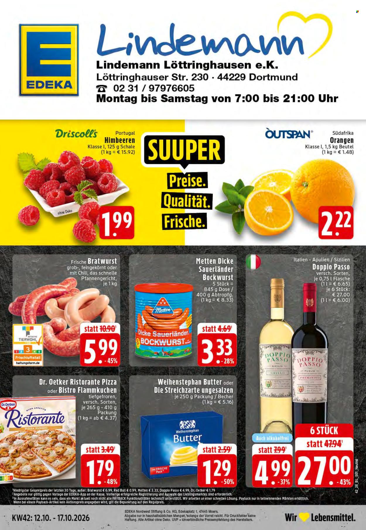 Leták Edeka - 12.10.2026 - 17.10.2026. Strana 1