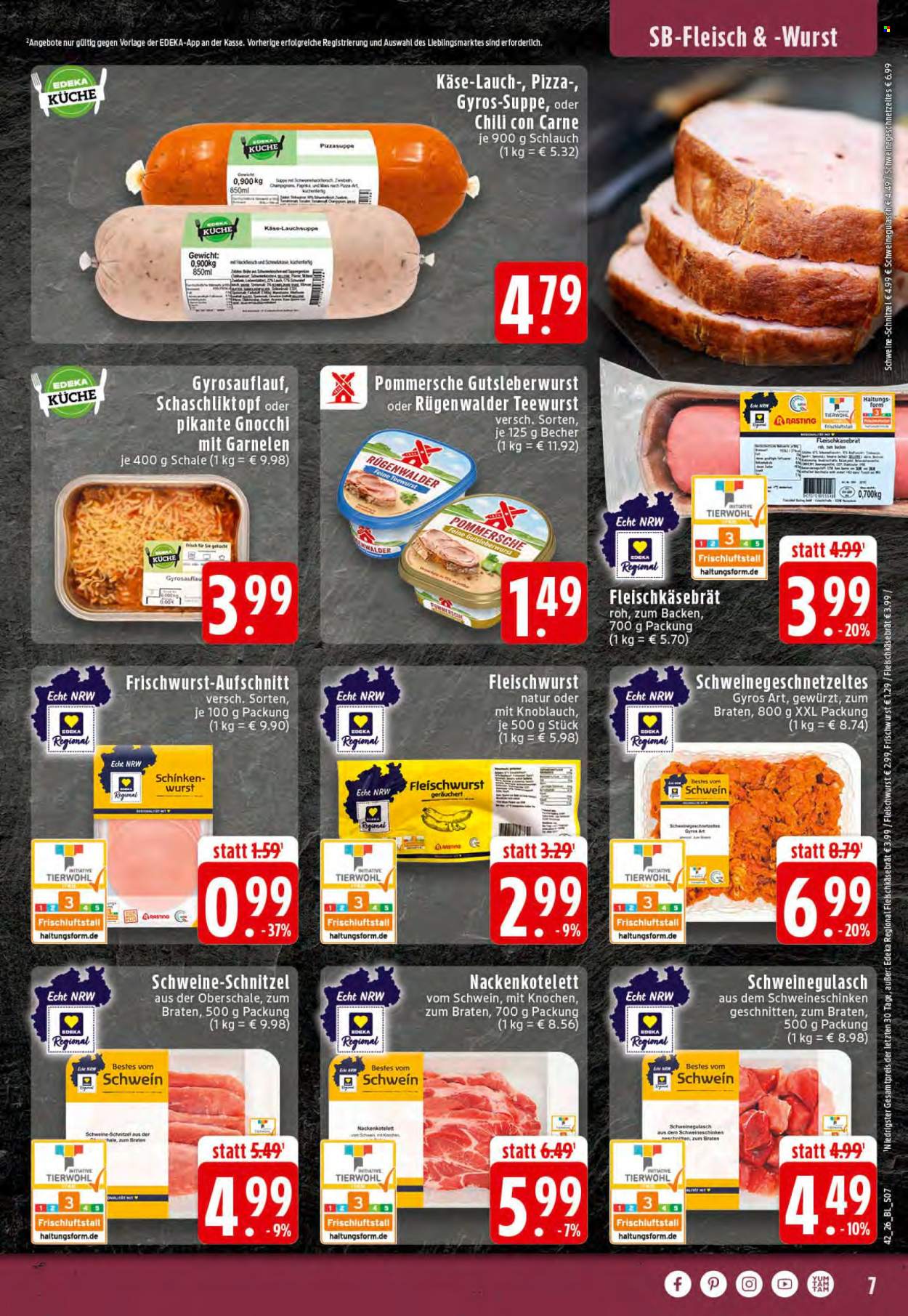 Leták Edeka - 12.10.2026 - 17.10.2026. Strana 7