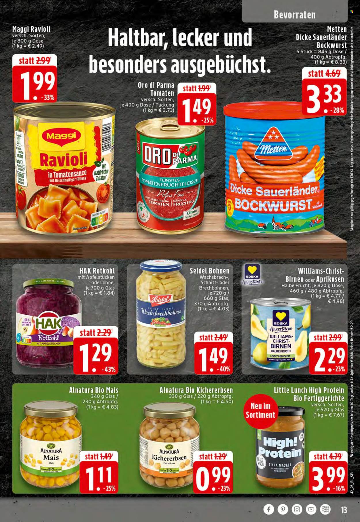 Leták Edeka - 12.10.2026 - 17.10.2026. Strana 13