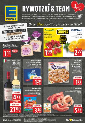 Prospekte Edeka - 12.10.2026 - 17.10.2026.