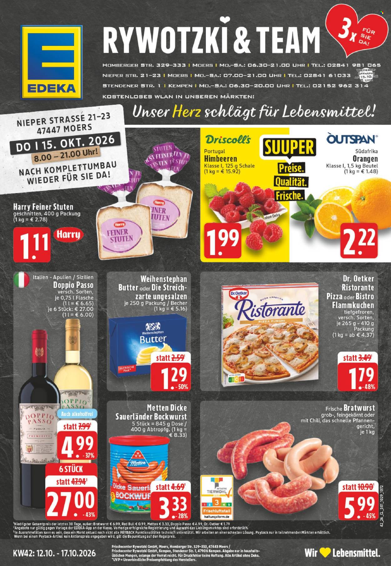 Leták Edeka - 12.10.2026 - 17.10.2026. Strana 1