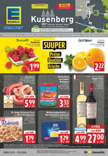Prospekte Edeka - 12.10.2026 - 17.10.2026.