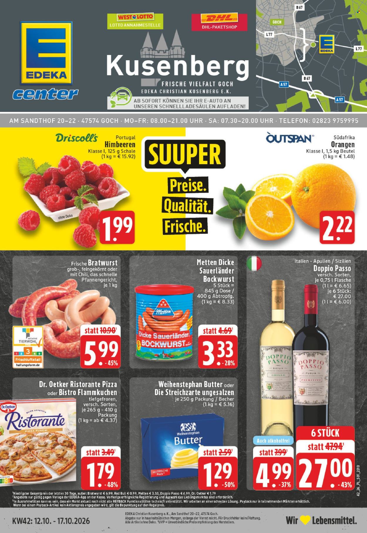 Leták Edeka - 12.10.2026 - 17.10.2026. Strana 1