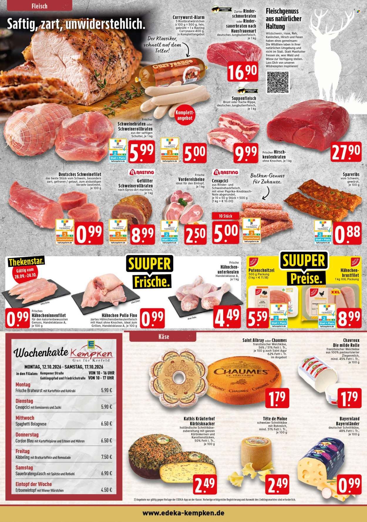 Leták Edeka - 12.10.2026 - 17.10.2026. Strana 2