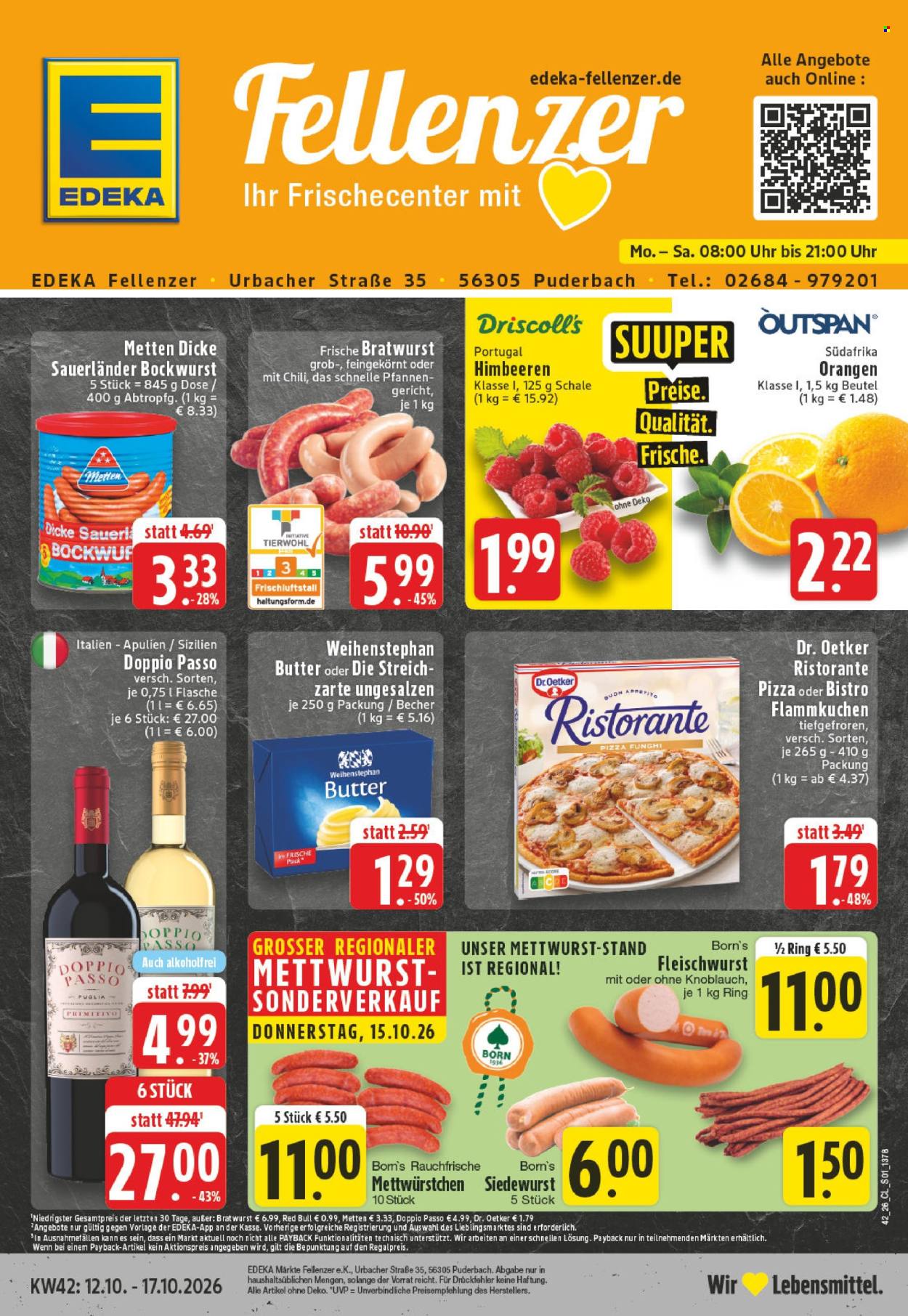 Leták Edeka - 12.10.2026 - 17.10.2026. Strana 1