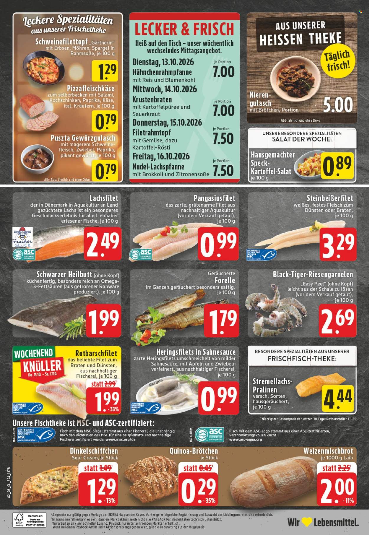 Leták Edeka - 12.10.2026 - 17.10.2026. Strana 28
