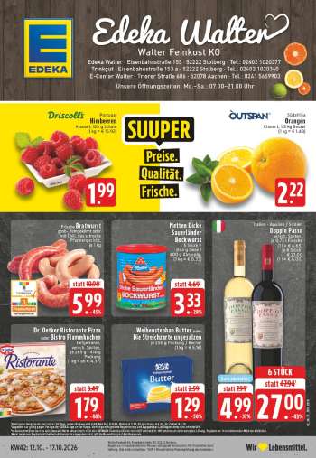 Prospekte Edeka - 12.10.2026 - 17.10.2026.