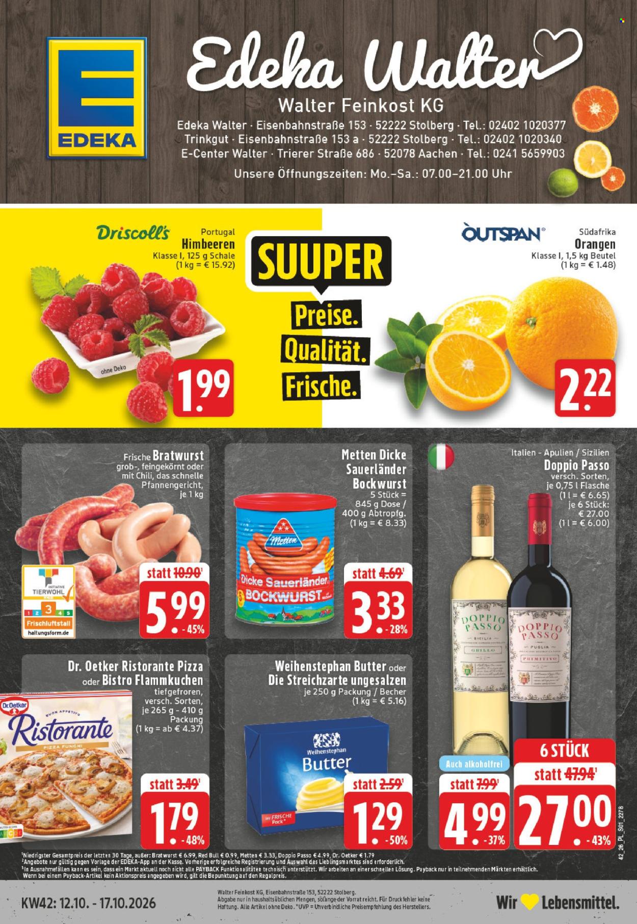 Leták Edeka - 12.10.2026 - 17.10.2026. Strana 1