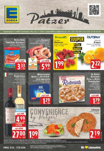 Prospekte Edeka - 12.10.2026 - 17.10.2026.